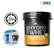 (HALAL) BS Nutrition Hydro Whey (3kg, 2kg & 1kg) - Otot Naik, Susu Gym, Whey Protein, PWP