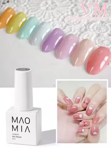 Vanilla Mint Color Syrup Gel Polish UV LED Transparent Gels Varnish Semi Permanent Sugar Nail Gel Ma