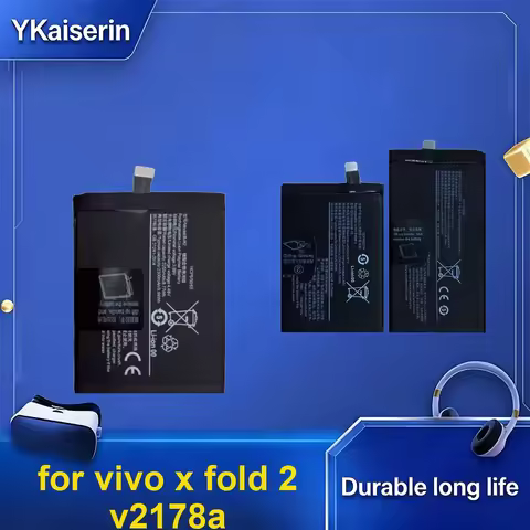 Mobile Phone Battery Fast Charging B-R1 B-R2 B-Y6 + B-Y7 2300-2400mAh For Vivo x Fold 2 v2178a