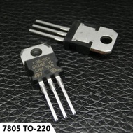5 pieces - 5V Power Voltage Regulator IC 7805 L7805 L7805CV LM7805 7805CV 1.5A TO-220 Pins