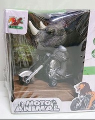 帳號內物品可併單限時大特價   侏羅紀Tyrannosaurus toy暴龍騎重機車慣性車Friction car模型玩具DINO Rider恐龍dinosaur聖誕禮物生日禮物兒童玩具