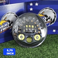 IRON EAGLE HEADLIGHT 16 LED 5 75 INCH IRON EAGLE RETENG FUNCTION
