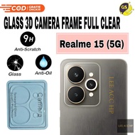 GlASS 3D FULL CLEAR CAMERA FRAME FOR REALME 14 REALME 14T (5G)/ REALME 15 (5G)/ REALME 15 PRO (5G)/ 