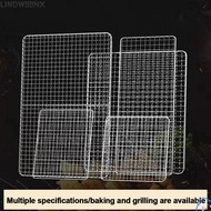 LINDW99NX Grill Racks, Nonstick Reusable Grill , Iron Wire Square BBQ Roasting