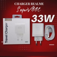 SUPER DART 33W - Charger Cas REALME ORIGINAL 100% 33 Watt Kabel USB Type C | Cas Casan HP Real Me C35 C53 C55 ORI Fast Super VOOC SUPERDART Charging 33Watt