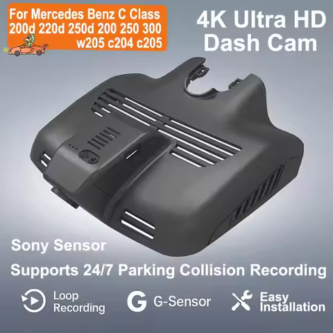For Mercedes Benz C Class 200d 220d 250d 200 250 300 w205 c204 c205 4K Plug And Play Easy installati