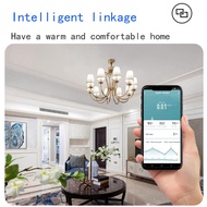 【VVL】-Tuya Wifi Air Quality Monitor Smart Home CO2 Detector Formaldehyde VOC CO2 CH2O Temperature Hu