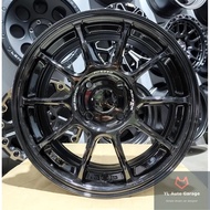 ZE40 [Gloss Black] Sport Rim 16x7JJ ET35 (4x100) & (4x114.3)