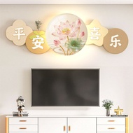 Decorative Painting Background Wall Mural Above Light Painting Style Sofa Painting Good Finance TV L