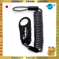 【DIRECT FROM JAPAN】Kaedear Bike Wire Lock Helmet Lock Compact Dial Lock Key Theft Prevention Helmet 