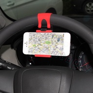 Car steering wheel mobile phone scaffold Mount Phone Smartphone Holder GPS Handphone Car Interior Accessories asesori kereta
