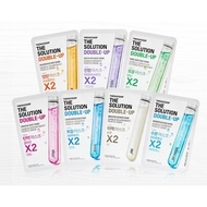 THE FACE SHOP THE SOLUTION DOUBLE UP FACE MASK 5PCS Set
