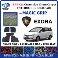 PROTON Exora Carpet (5pcs/set) 13MM magic mat/ magic grip carpet Car Kereta Karpet Kapet Specialist 