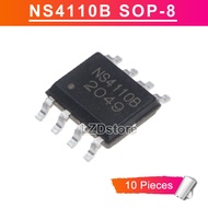 10ชิ้น NS4110B SOP8 NS4110 NS41108 SOP-8 NS411OB SOP SMD 20วัตต์โมโนคลาส-D เครื่องขยายเสียงพลังเสียง