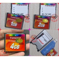 Transcend 133x CF memory card Combo 1GB 2GB 4GB 8GB 16GB 32GB, PCMCIA 68pin ATA CNC card jacket, USB