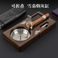 German Cigar Ashtray Multifunctional Ashtray Creative Cigar Tank Cigar Scissors Hole Punch Cigar Too