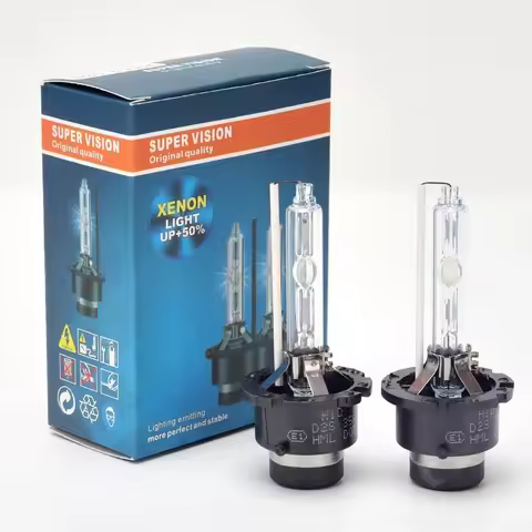 2pcs D2S D2R D4S 6000K HID Xenon headlight Bulb with metal holder