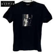 เสื้อยืดแขนสั้น GIORGIO ARMANI ยุค 90 พิมพ์ลายสีดำ [สินค้ามือสอง]