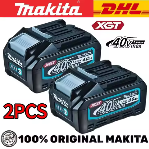 Makita 40V Battery BL4040 BL4050, 4.0Ah 5.0Ah Rechargeable Li-ion Battery Pack for Makita 40V Max XG