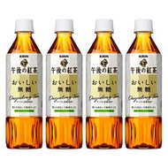 麒麟 - 午後紅茶 無糖紅茶500ml x 4（平行進口-EXP:2025/12/31)