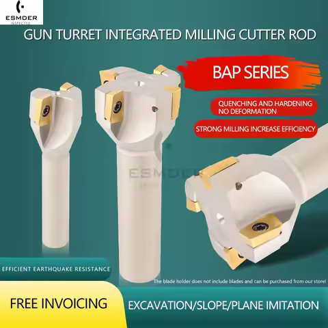 BAP300R Flat End Mill Cutter Bar Right angle Milling Tool holder BAP300R-17-80-C10-2T BAP300R-28-80-