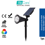 Ground Circle RGB Solar LED Garden Light