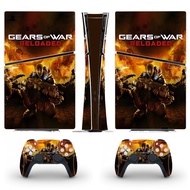 Gears of War PS5 Slim Digital Skin Sticker Decal Cover for Console and 2 Controllers New PS5 Slim St