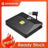 Zoweetek Type-C ID Smart Card Reader for EMV IC Chip Smart Card
