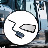 [tenlzsp0bc] Black Metal Rearview Bracket Adjustable Excavator Replacement Part for R60 R110 R150 R2