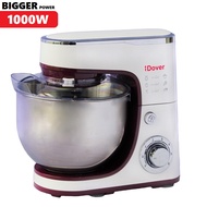 1 Year Warranty⭐1000W Stand Mixer w/ 5.0L Stainless Steel Bowl, Dough Hook, Whisk &amp; Beater, Mesin Pengadun Tepung