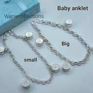 Silver Baby Anklet Budak Gelang Kaki perak