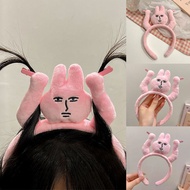 Cute Pink Rabbit Hairband Funny Wide Brimmed Hairband CRD