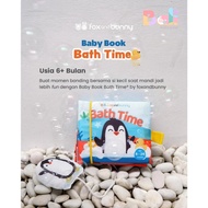 Foxandbunny - Baby Book Bath Time | Educational Toys for Children Aged 6+ Months | 6 Month Baby Toys