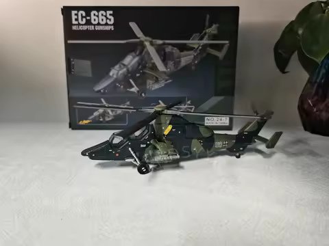 1 72 Scale EC665 Tiger UHT Helicopter Model ABS Plastic DIY Assembly Kit German Military Aircraft Co