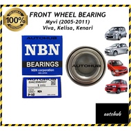 NBN Japan Myvi Viva Kelisa Kenari Wheel Bearing Front Grease Coated DAC356437 Myvi 2005 - 2011