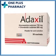 Adaxil (Glucosamine Sulphate 750mg + Chondroitin Sulphate 600mg) Powder 30 Sachets