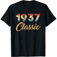 Men's cotton T-shirt Vintage 1937 Born 84 Years 84th Birthday T-Shirt