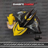 ORIGINAL - Y15 V1/V2  COVERSET EXCITER RC 2016 KUNING ORI VIETNAM