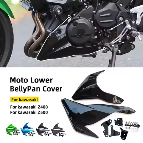 Z500 400 Bellypan Cover Motorcycle Belly Pan Engine Spoiler Lower Fairing Body Frame Panel Protector