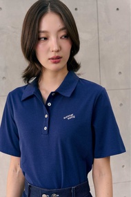 Summer Swing KARRIES short sleeves polo Navy/สีน้ำเงิน (UPF 50 protection)