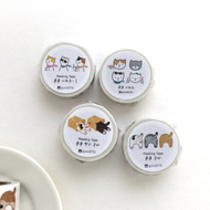 Gunto Cute Cat Dog Paper Tape Decorative Washi Tape Journaling Sticker Brand Guno Paper Products Bus