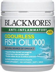 ▶$1 Shop Coupon◀  Blackmores Odourless Fish Oil 1000 Mg 400 Capsules.(Wealthytrade)