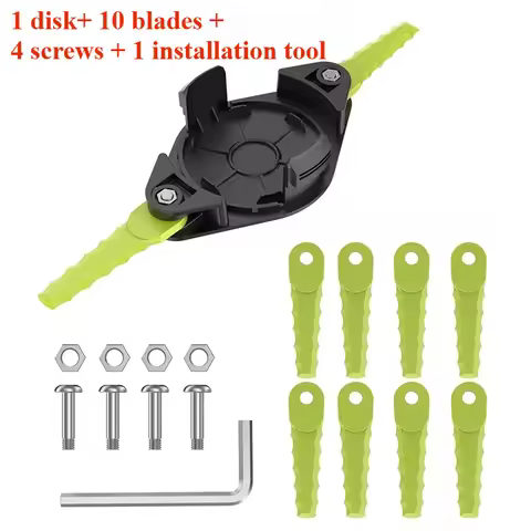 Lawn Mower Blade and· Disc Compatible with ACFHRL2 & AC14RL3A | Replacement for AC80RL3 Spool Nylon 