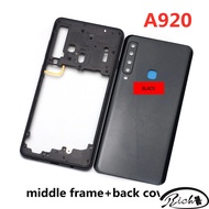 New For Samsung Galaxy A9 2018 A9 Star Pro A9S A920 A920F Battery Cover Back Glass Phone Housing+Cam