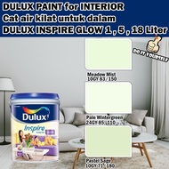 ICI DULUX INSPIRE INTERIOR GLOW 18 Liter Meadow Mist / Pale Wintergreen / Pastel Sage