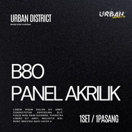 Transparent Panel Decoration ACMS B80 Refrigerator or Other Iron Decoration