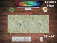 Cottagecore Desk Mat, Green Desk Mat, Desk Mat Aesthetic, Desk Mat Cute, Floral Desk Mat, Cute Desk 