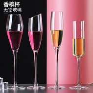 Next Day Arrival European Champagne Goblet Crystal Glass Transparent Cocktail Glass Romantic Red Win