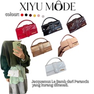 XIYU Perancis mini jacquemu Le Bambin beg lipstik beg tangan wanita mini bahu beg perempuan