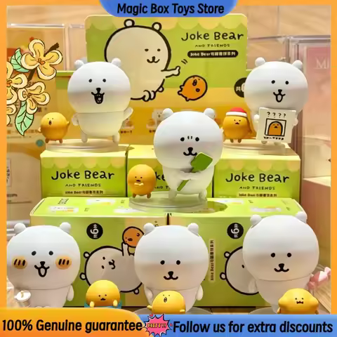Genuine Joke Bear And Friends Series Blind Box Toys Kawaii Collectible Figurine Trendy Desktop Decor